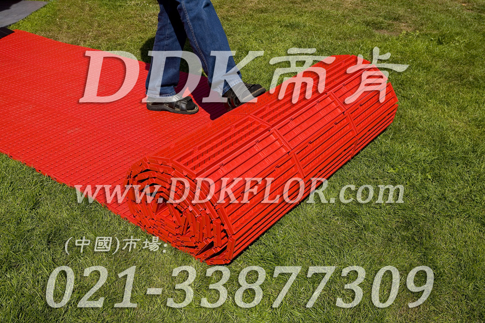 紅色（2）_戶外活動草坪地面保護材料樣板圖片,帝肯(DDK)_7000_222（草坪保護材料）效果圖，草坪保護板,草坪保護墊,草坪專用蓋板,草坪地板