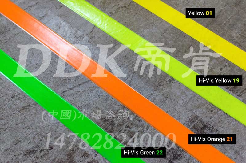 地面劃線(xiàn)膠帶無(wú)痕可移除不留殘膠 耐磨PVC貼地50/100mm寬定制，耐叉車(chē)碾壓劃線(xiàn)工業(yè)警示膠帶,地面標線(xiàn)警示膠帶黃色,地面劃線(xiàn)膠帶