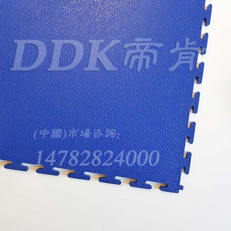 5mm*50*50卡扣拼裝塑膠地板藍色 麻面平紋防滑5毫米PVC地板，樹皮紋,拼裝地板,拼裝地膠,拼接地板